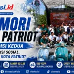 Sunmori Vespa Patriot Bekasi Edisi Kedua: 650 Vespa, Aksi Sosial, dan Promosi Kota Patriot